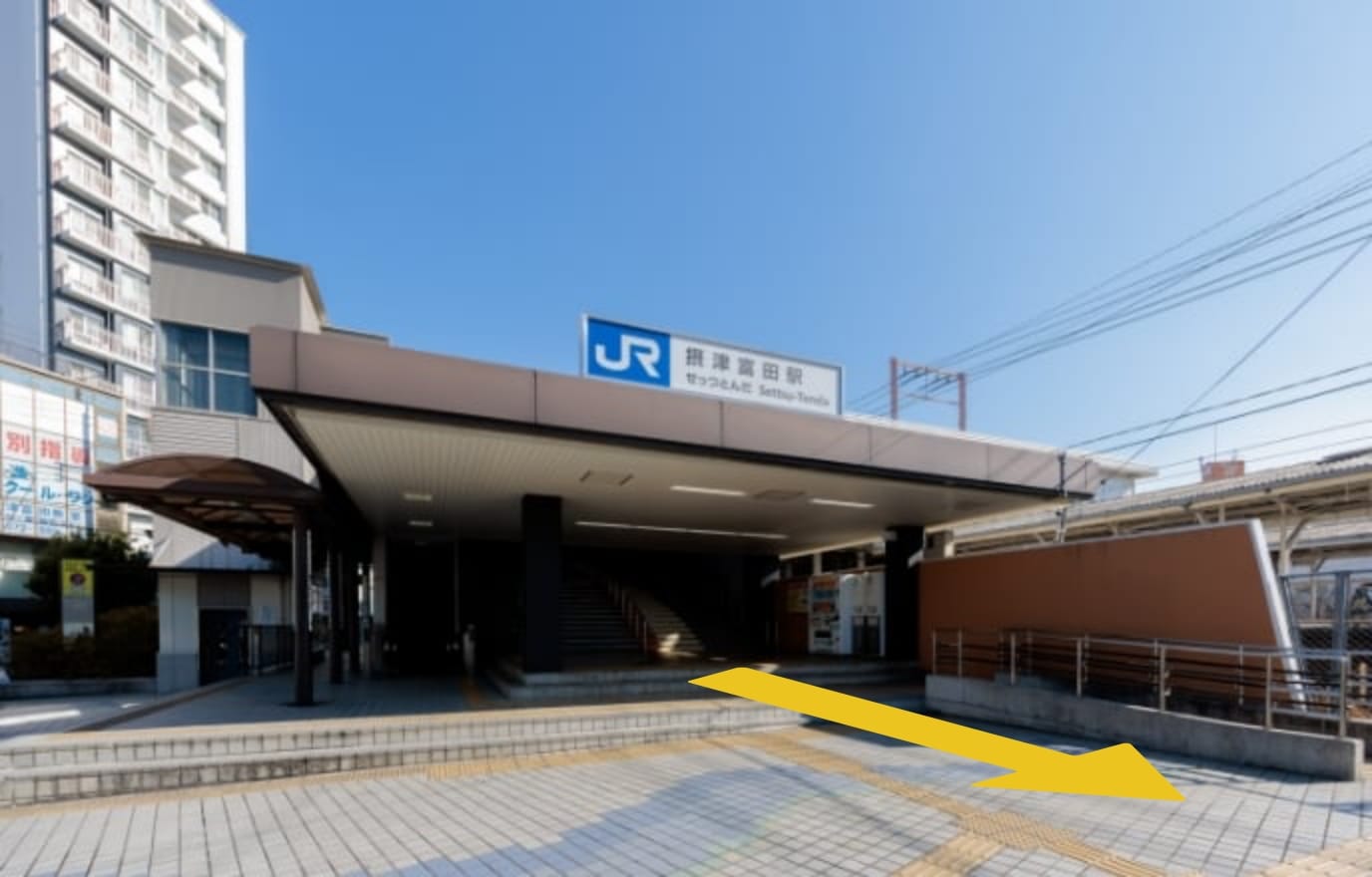 バス乗り場までの経路